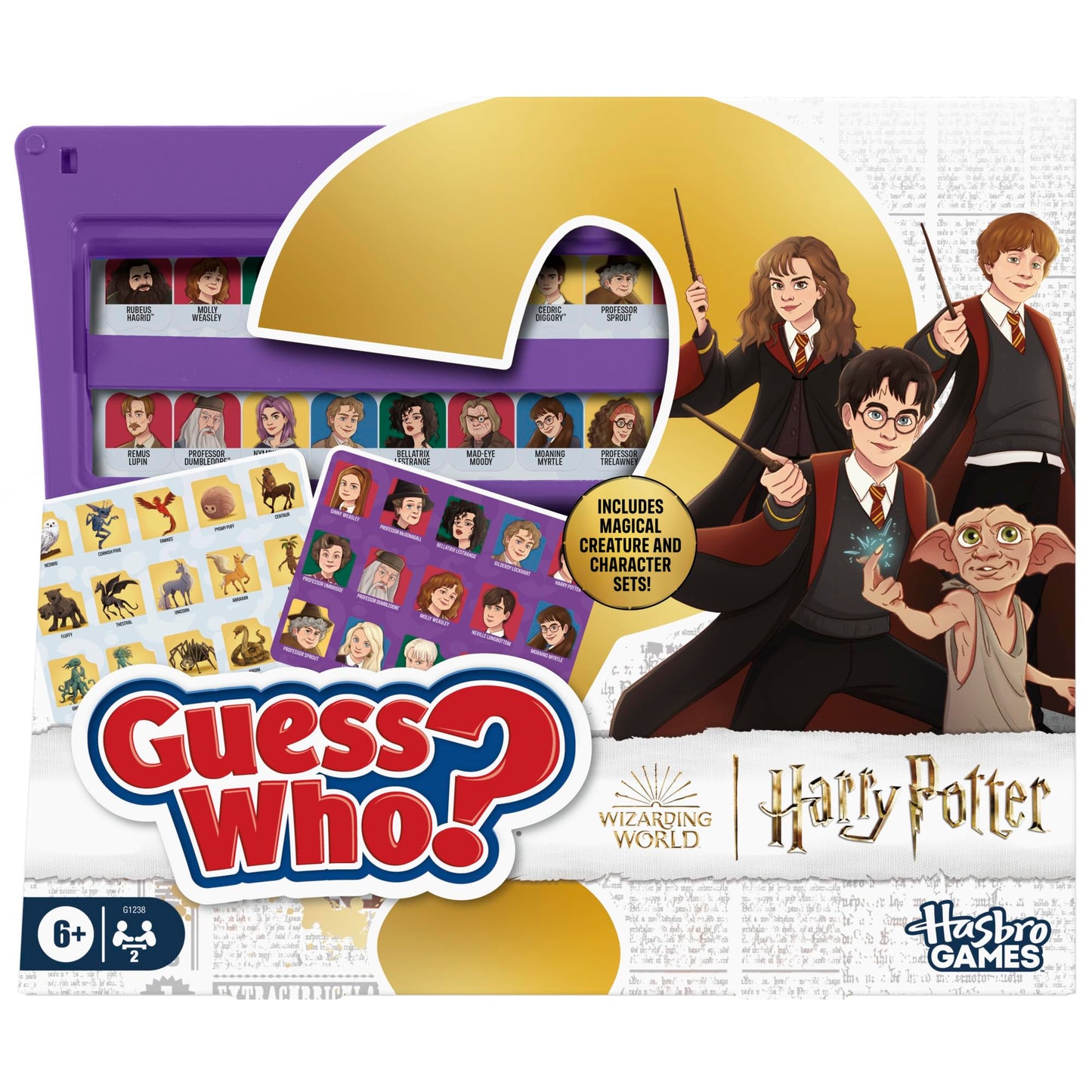 Guess Who? HARRY POTTER Edition Board Game | Ages 6 and Up | 2 Players | Fun Games for Kids and Preschoolers | Family Gifts (Amazon Exclusive)