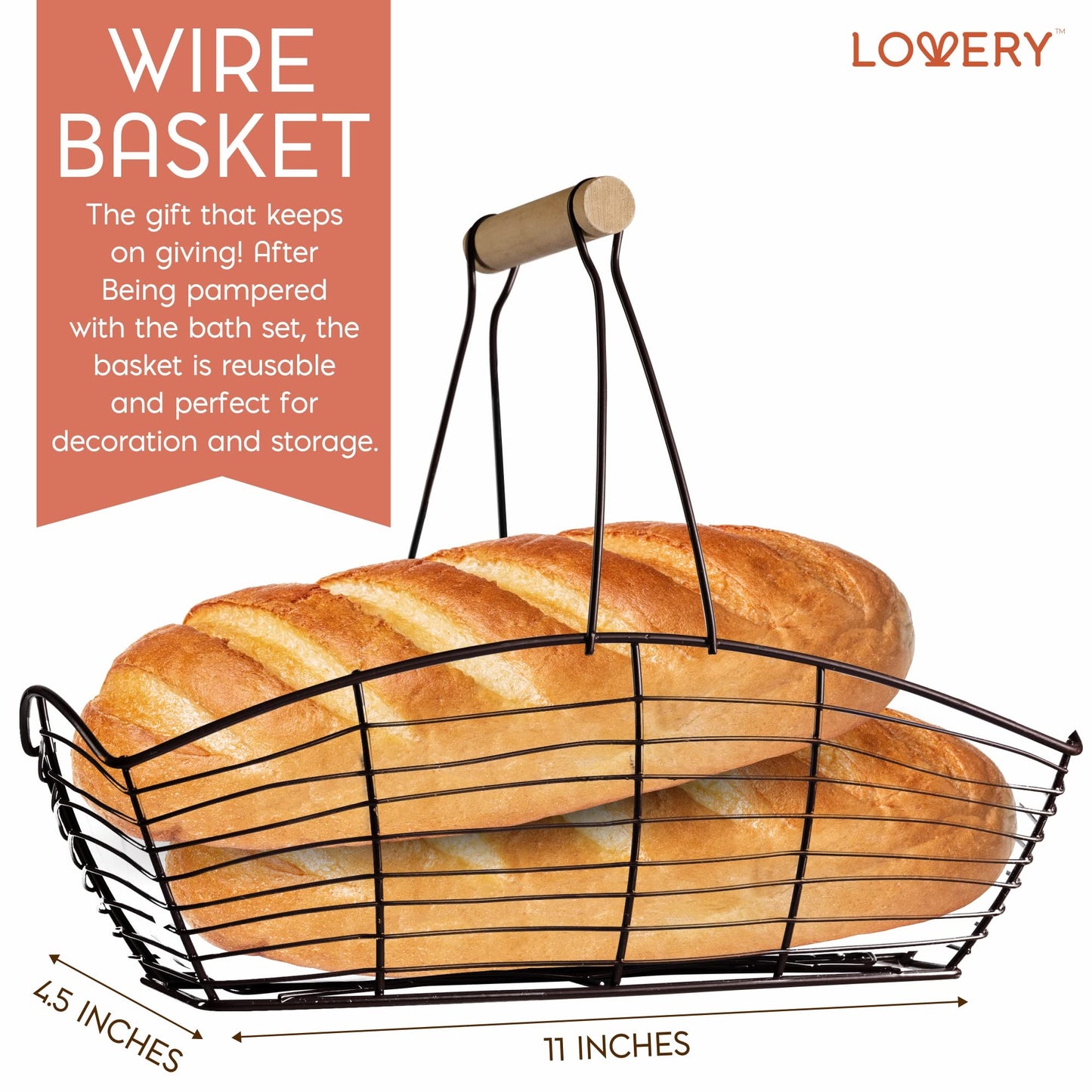 LOVERY Vanilla Coconut Bath & Spa Gift Set, 13pc Spa Gift Basket, Gifts for Women & Men, Bath Bomb, Body Lotion, Bubble Bath & More