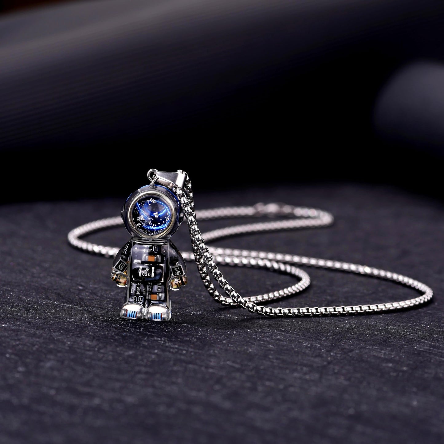 REBME Astronaut Pendant Necklace Unique steampunk Pendant Trendy and Cool Accessory as Necklace Keychain Bagcharm for Men and Women