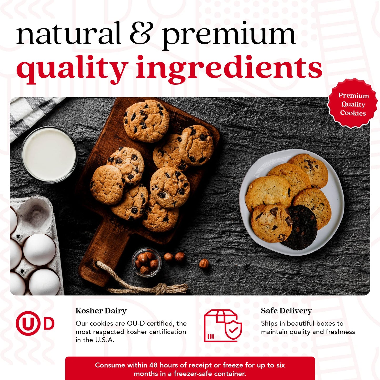 David's Cookies 2lbs Assorted Flavors Fresh Baked Cookies - Handmade and Gourmet Cookies - Delectable and Made with Premium Ingredients - Cookie Gift Basket - Great Gift For All Occasions