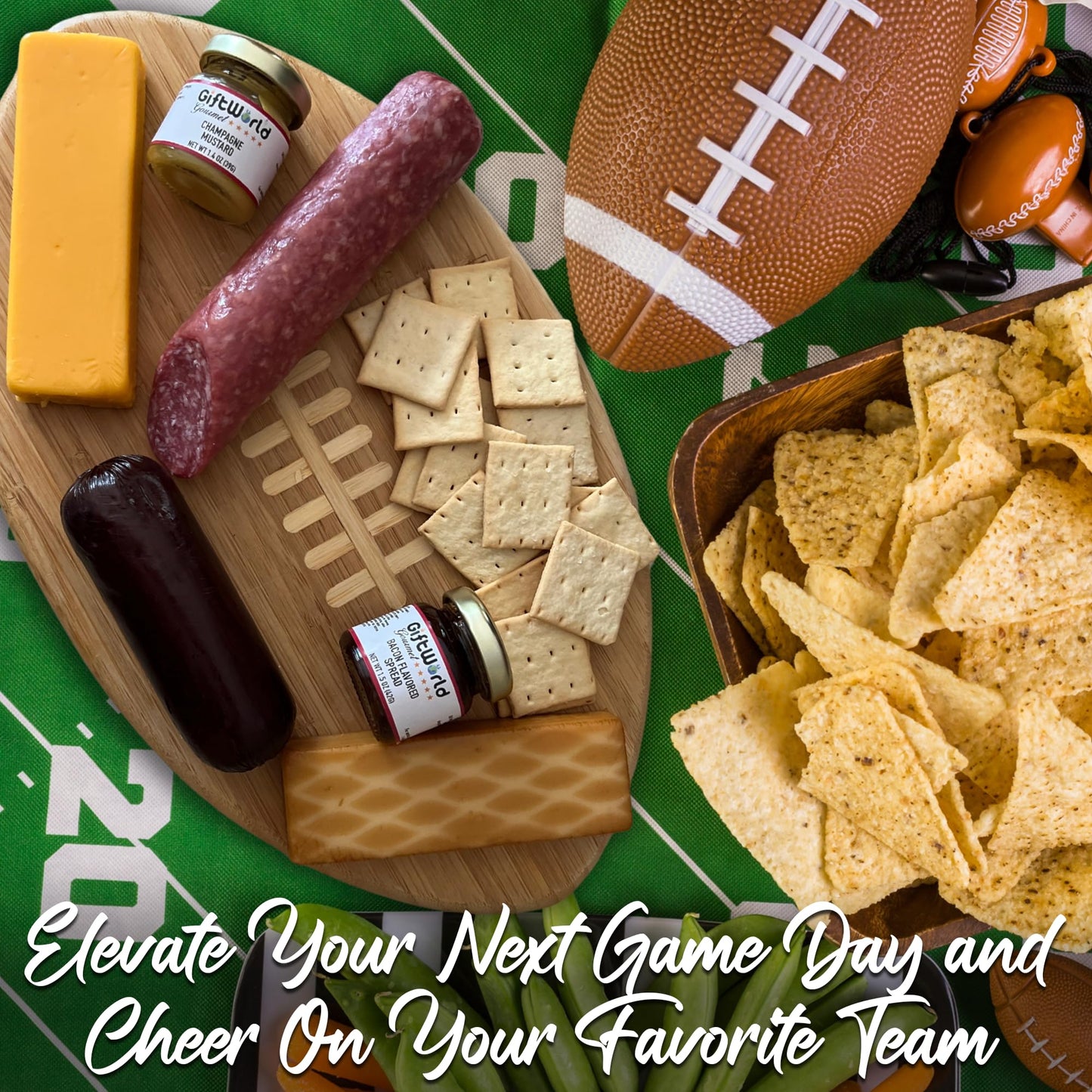 GiftWorld Beef Summer Sausage Charcuterie Cheese Gifts Basket, Charcuterie Food Items, Meat and Cheese Gift Baskets, Food Gifts for Men and Women, Meat Sampler For Men, Business, Fathers Day